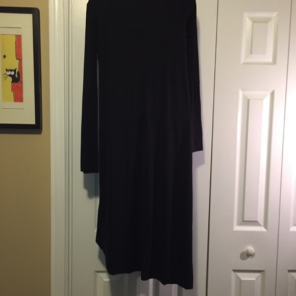 CLEARANCE NWT Zara Black Knotted Tunic Dress S - Picture 4 of 8